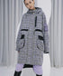 Check Utility Pocket Coat